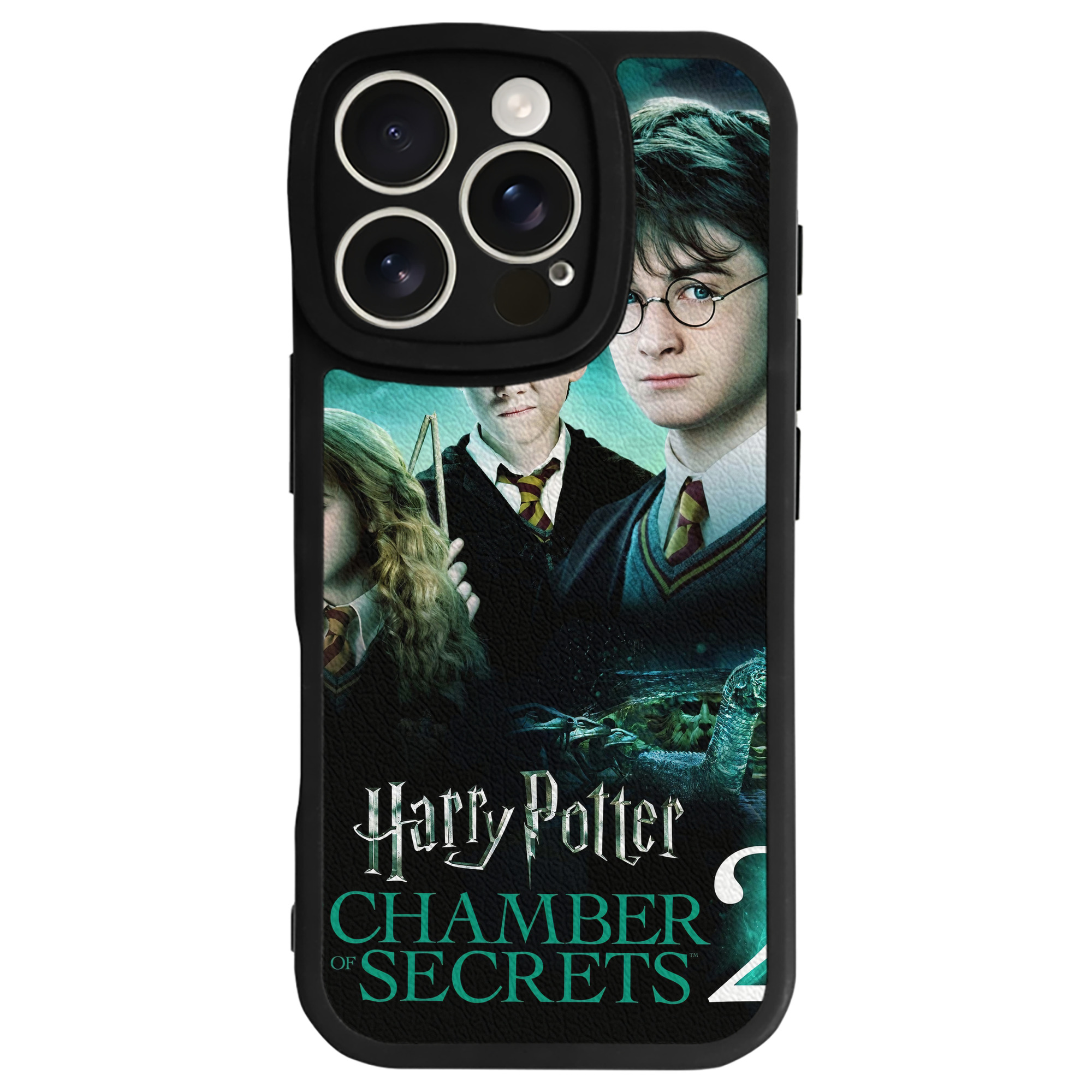 （画像用） Harry Potter ハリー・ポッターシリーズ 【iPhone 16シリーズ対応】シリコンスマホケース（レザー調） 材質：シリコン